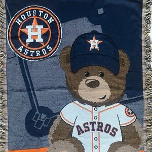 Huston astros teddy bear blanket